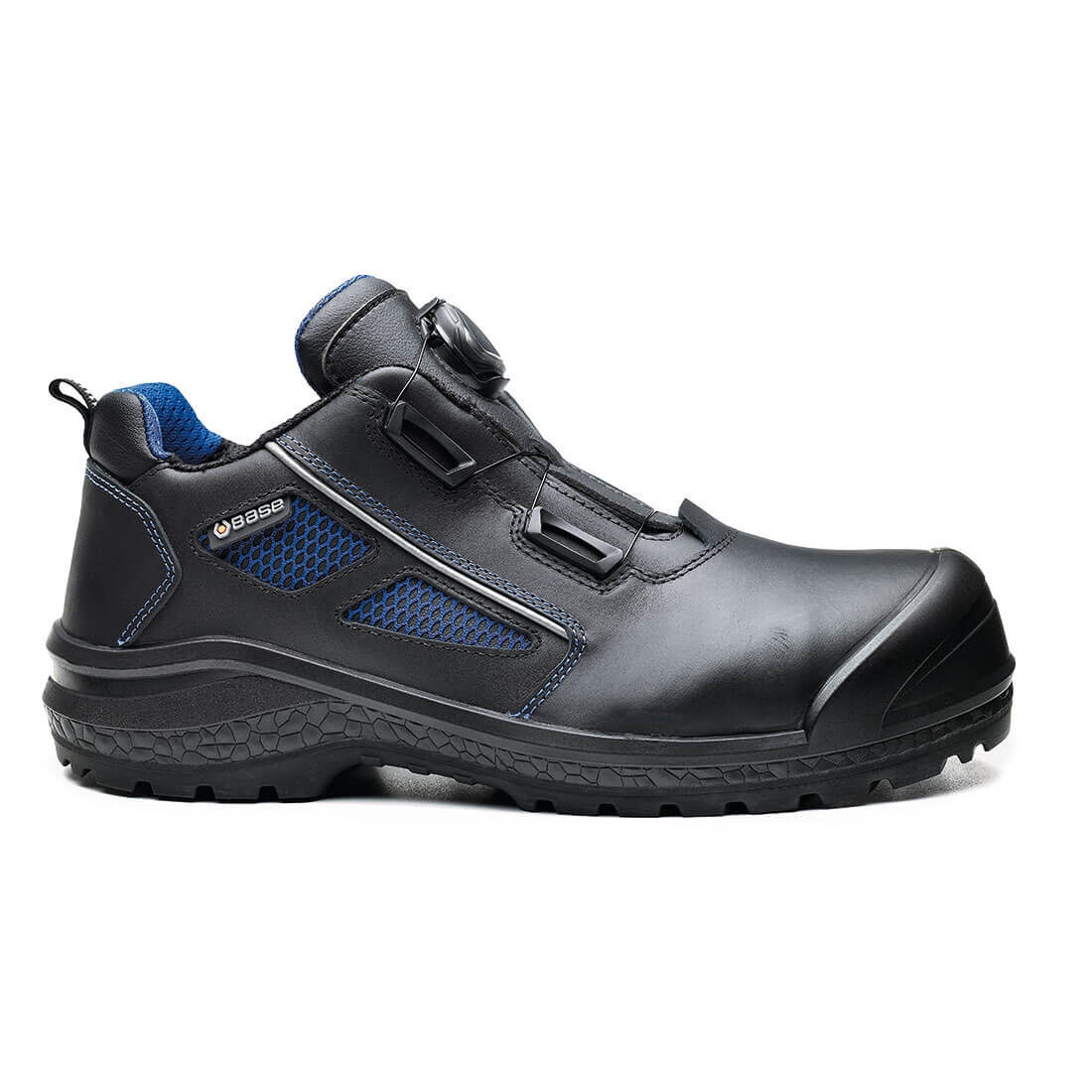Base Be-Fast Toe Cap Work Safety Shoes Black/Blue 1#colour_black-blue