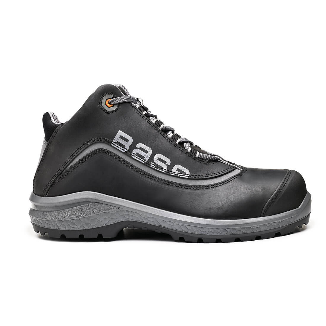 Base Be-Free Top Toe Cap Work Safety Shoes Black/Grey 1#colour_black-grey