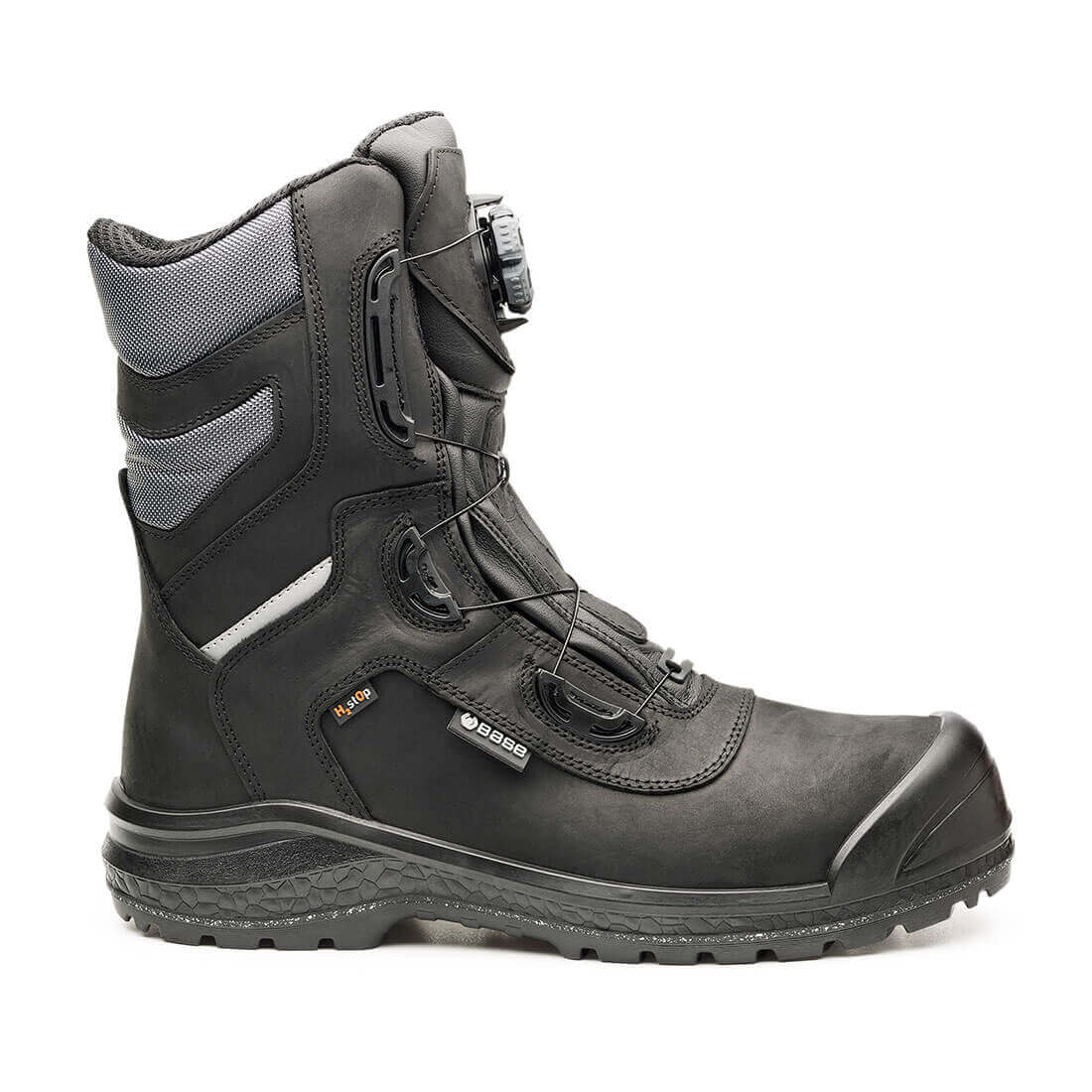 Base Be-Oslo Toe Cap Work Safety Boots Black 1#colour_black