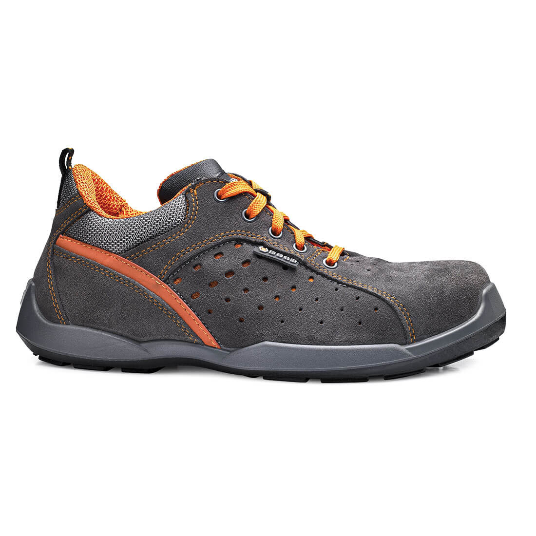 Base Climb Toe Cap Work Safety Shoes Grey/Orange 1#colour_grey-orange