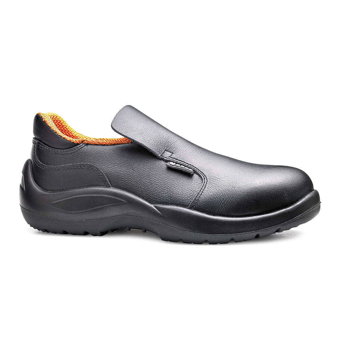 Base Cloron Toe Cap Work Safety Shoes Black 1#colour_black