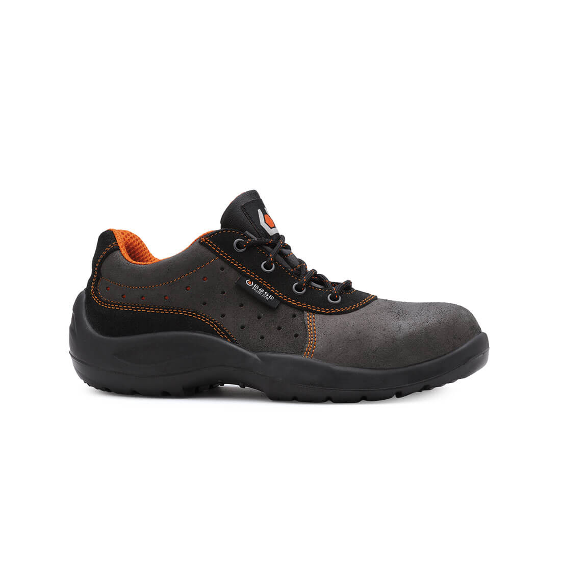 Base Concorde Toe Cap Work Safety Shoes Grey/Orange 1#colour_grey-orange