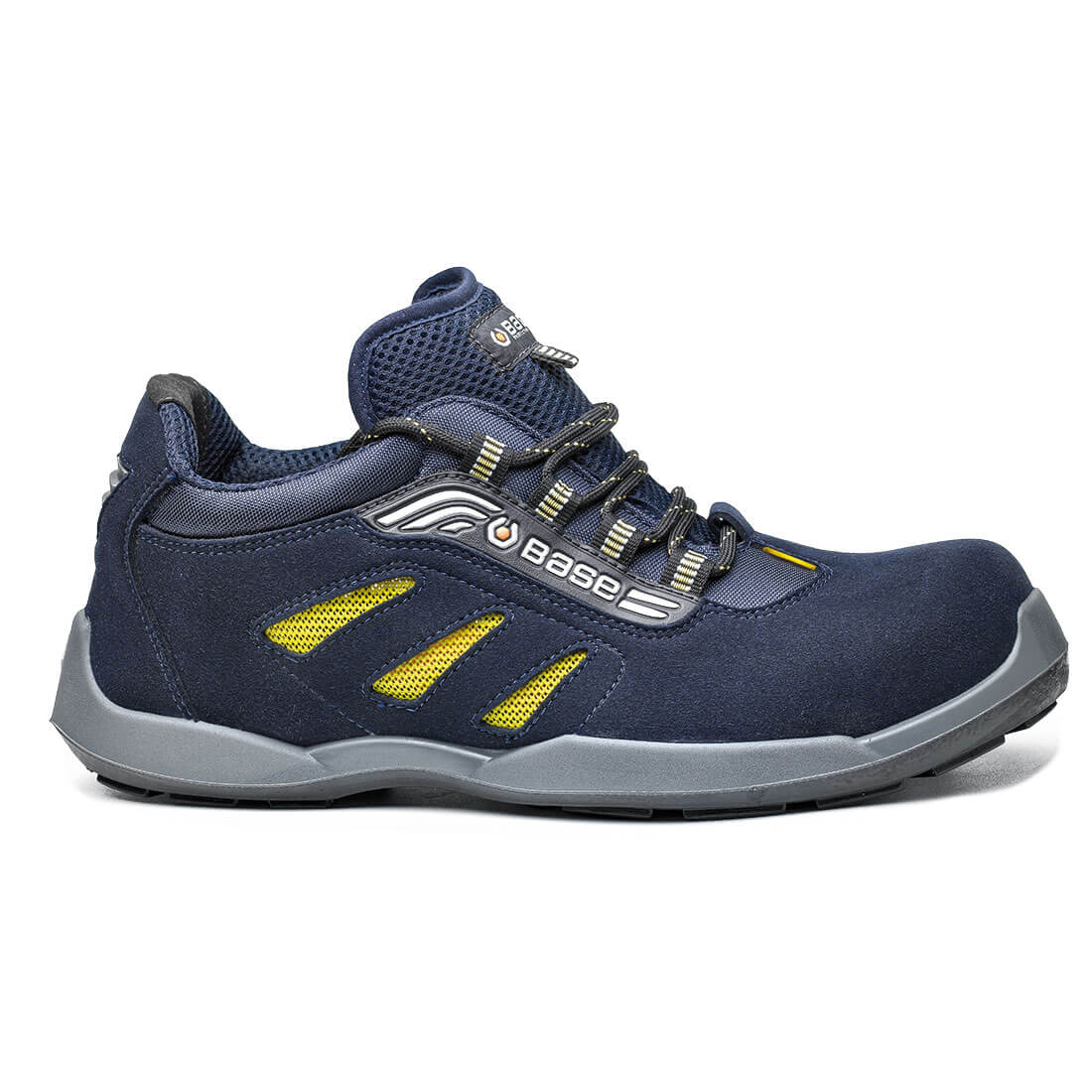 Base Frisbee Toe Cap Work Safety Shoes Blue/Yellow 1#colour_blue-yellow