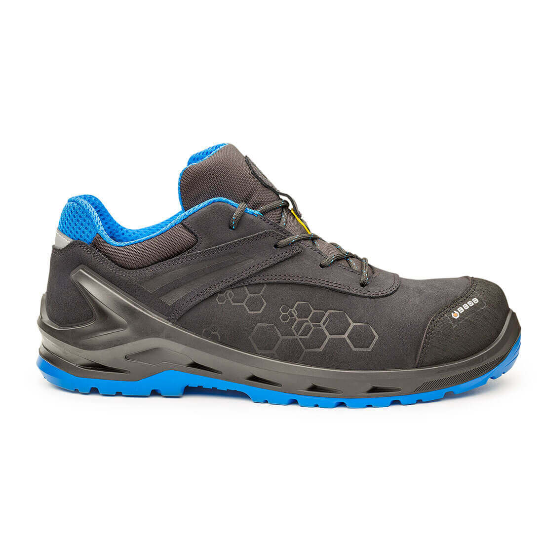 Base I-Robox Toe Cap Work Safety Shoes Black/Blue 1#colour_black-blue