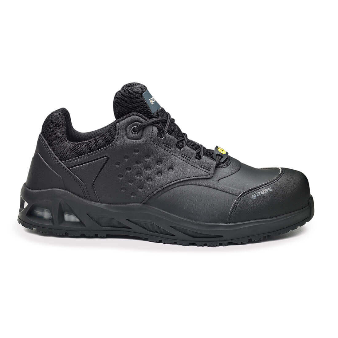 Base K-Cross Toe Cap Work Safety Shoes Black 1#colour_black