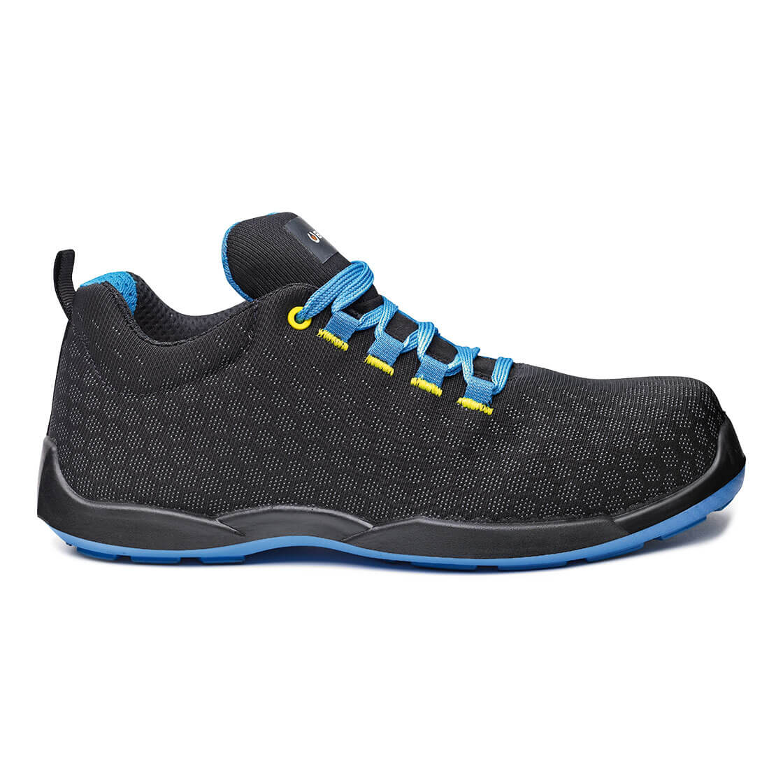 Base Marathon Toe Cap Work Safety Shoes Black/Blue 1#colour_black-blue
