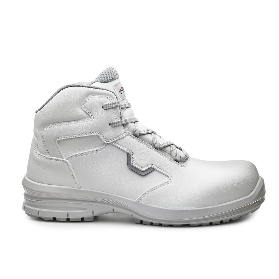 Base Natrium Top Toe Cap Work Safety Boots White 1#colour_white