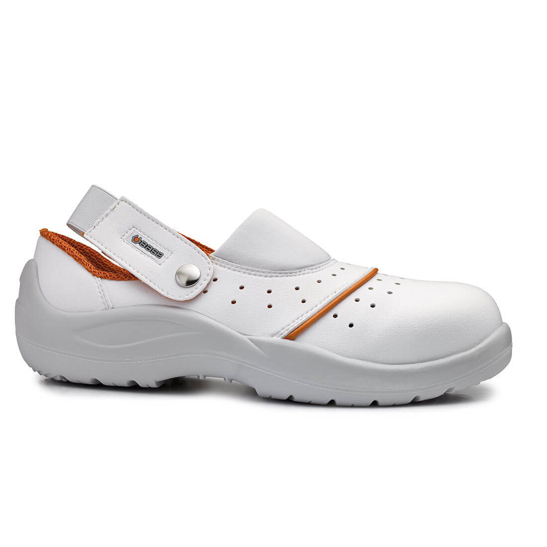 Base Osmio Toe Cap Work Safety Sandals White 1#colour_white