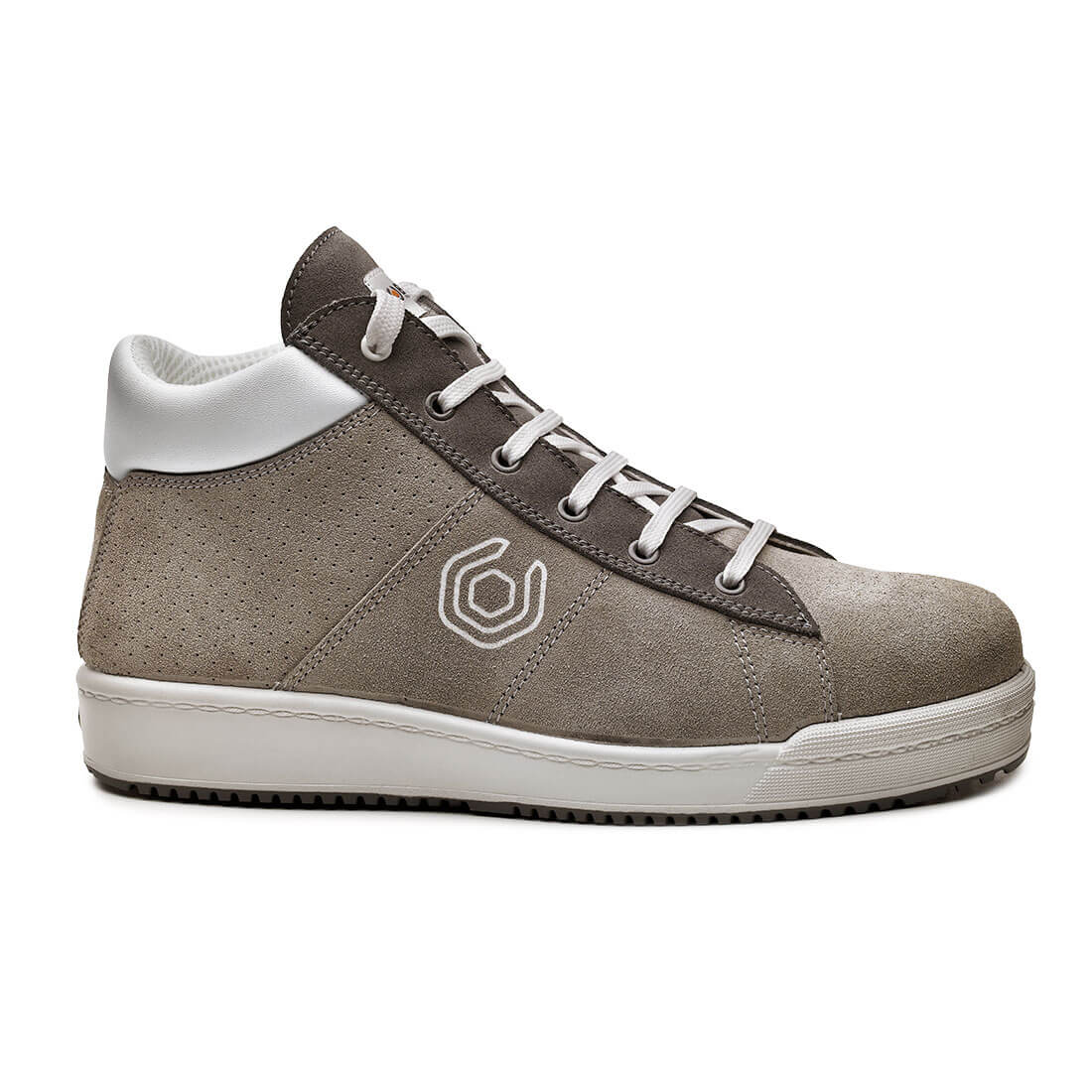 Base Pixel Top Toe Cap Work Safety Shoes Grey/White 1#colour_grey-white