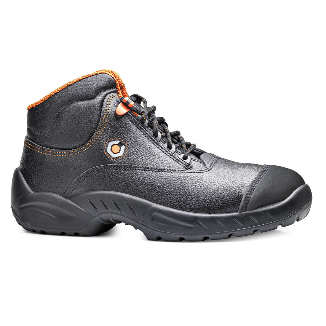 Base Prado Toe Cap Work Safety Shoes Black 1#colour_black