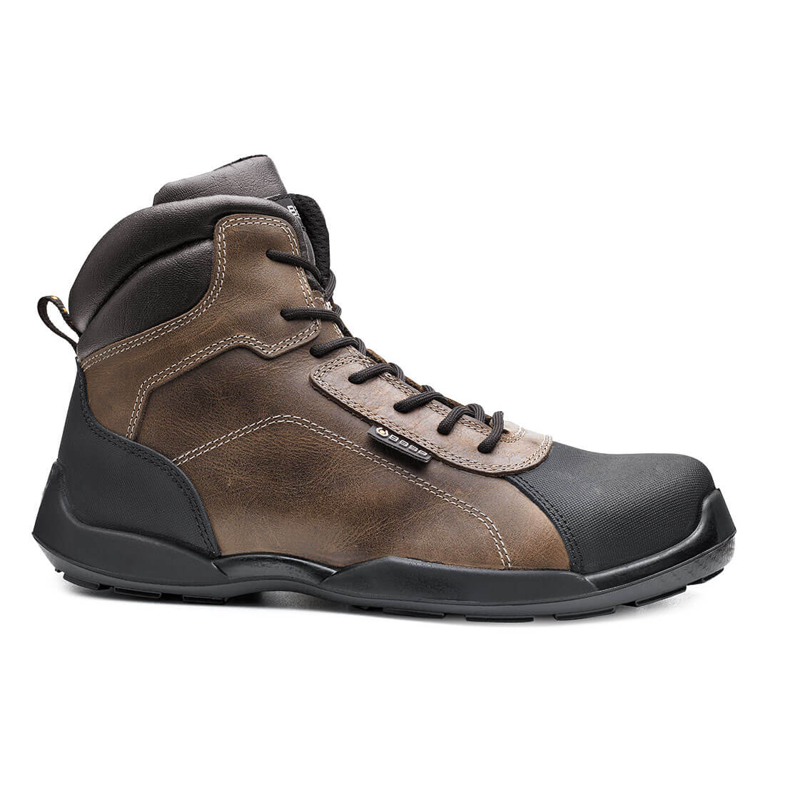 Base Rafting Top Toe Cap Work Safety Boots Brown/Black 1#colour_brown-black