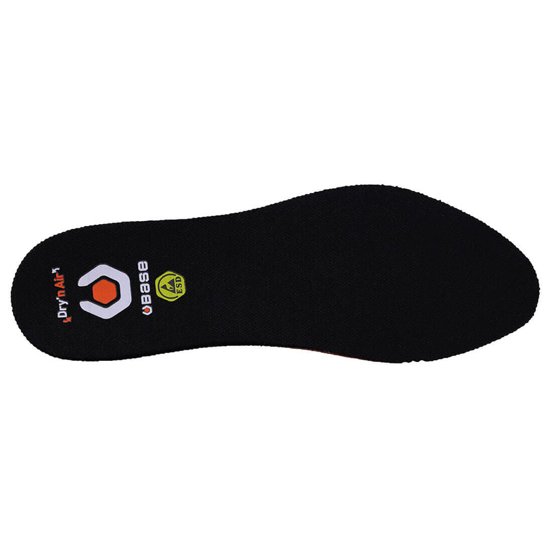 Base Record ESD Shoe Insoles Black/Green 1#colour_black-green