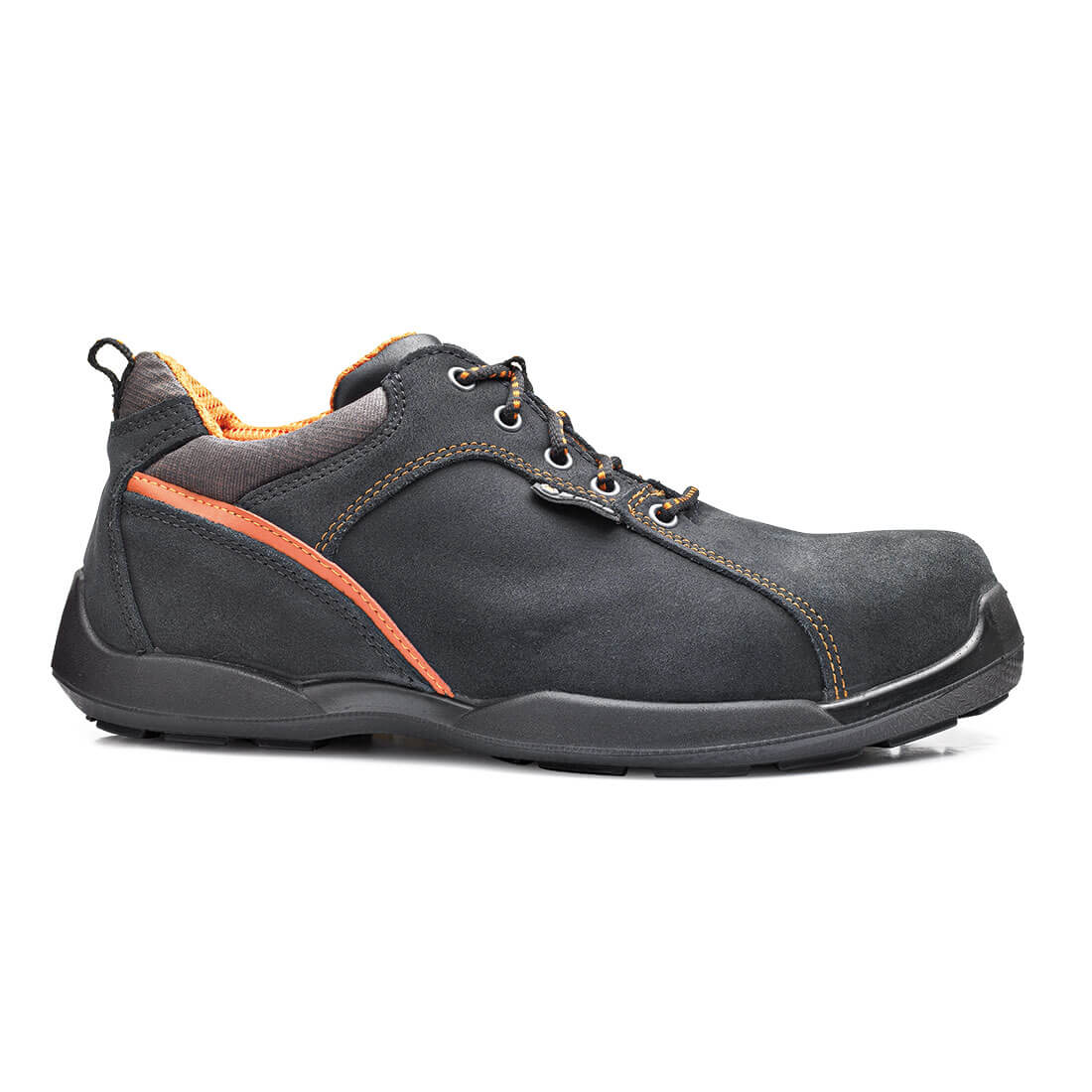 Base Scuba Toe Cap Work Safety Shoes Black/Orange 1#colour_black-orange