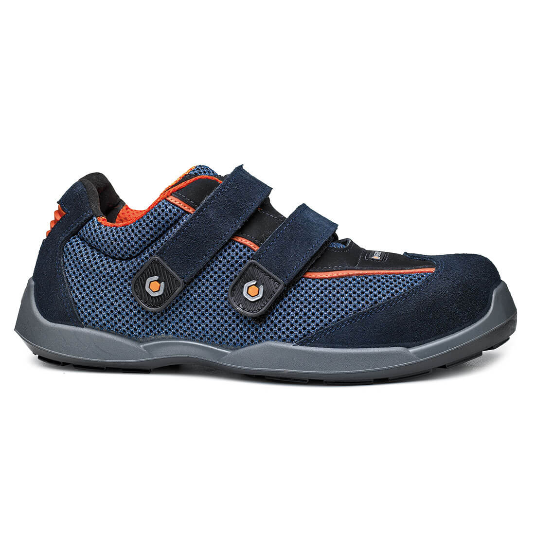 Base Swim Toe Cap Work Safety Shoes Blue/Orange 1#colour_blue-orange