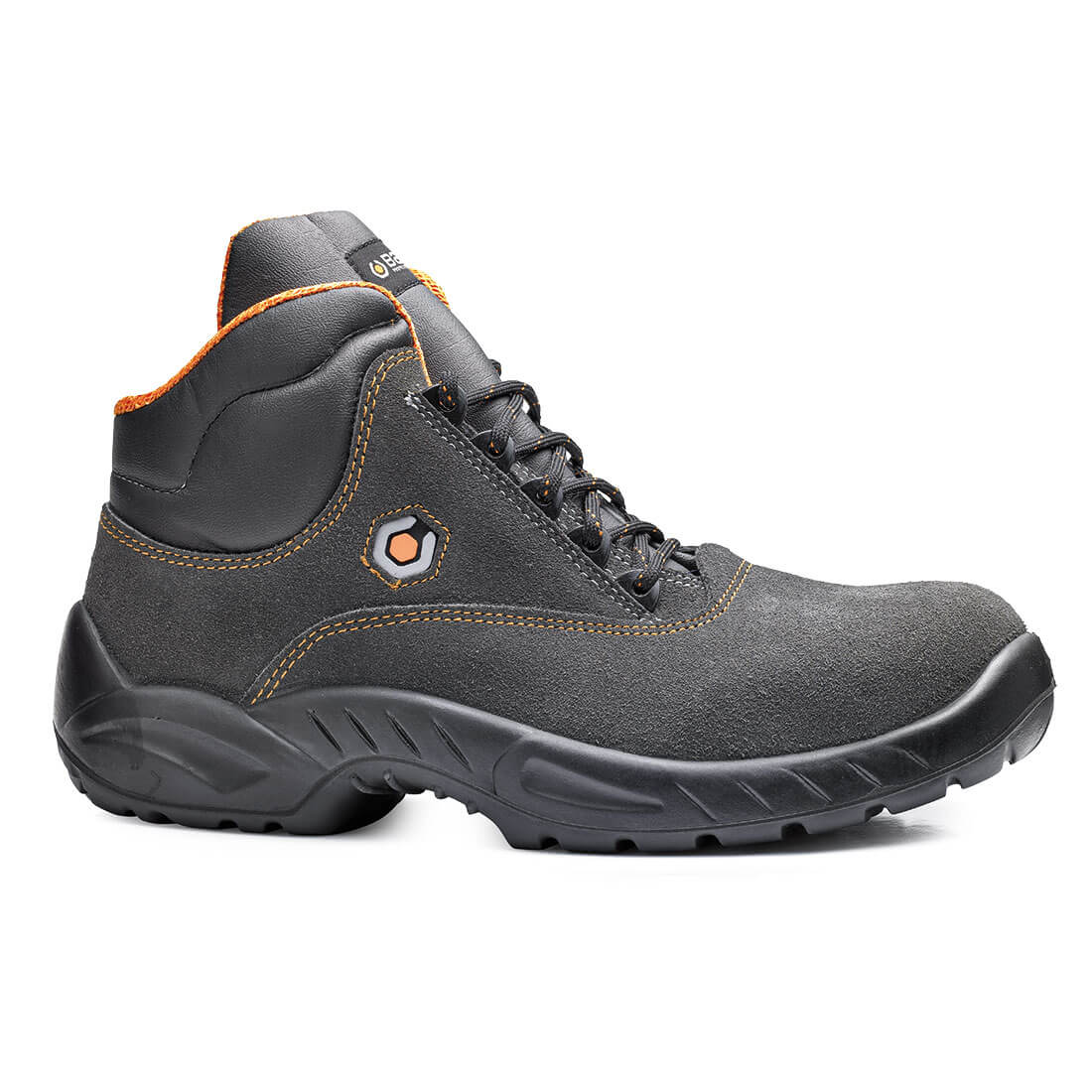 Base Victoria Toe Cap Work Safety Boots Grey/Orange 1#colour_grey-orange