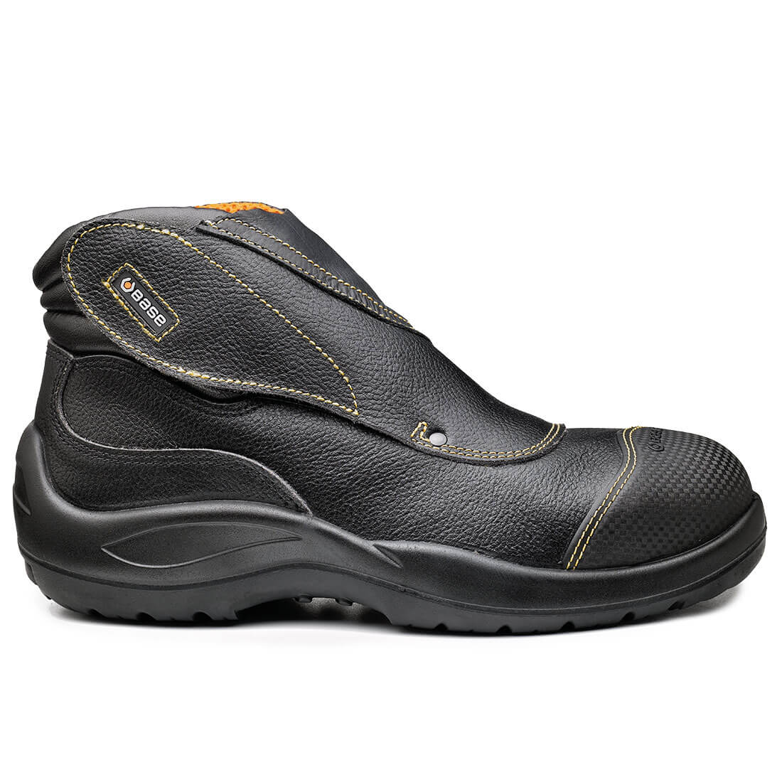 Base Welder Toe Cap Work Safety Boots Black 1#colour_black