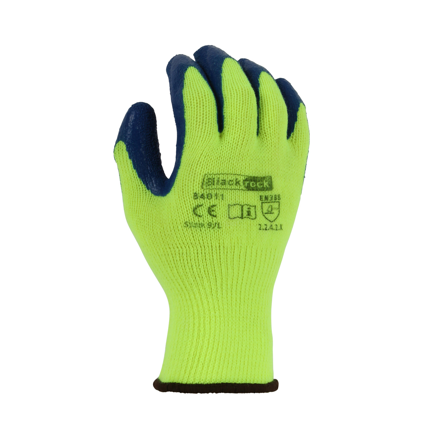 Blackrock Breathable Thermal Lined Gripper Gloves Yellow 2#colour_yellow