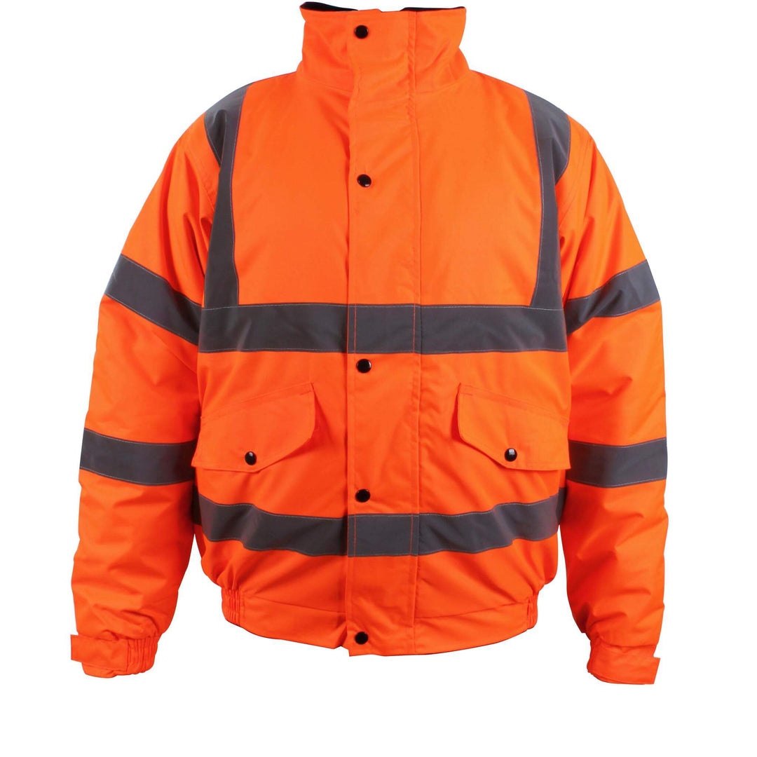 Blackrock Hi-Vis Bomber Jacket Orange Main#colour_orange