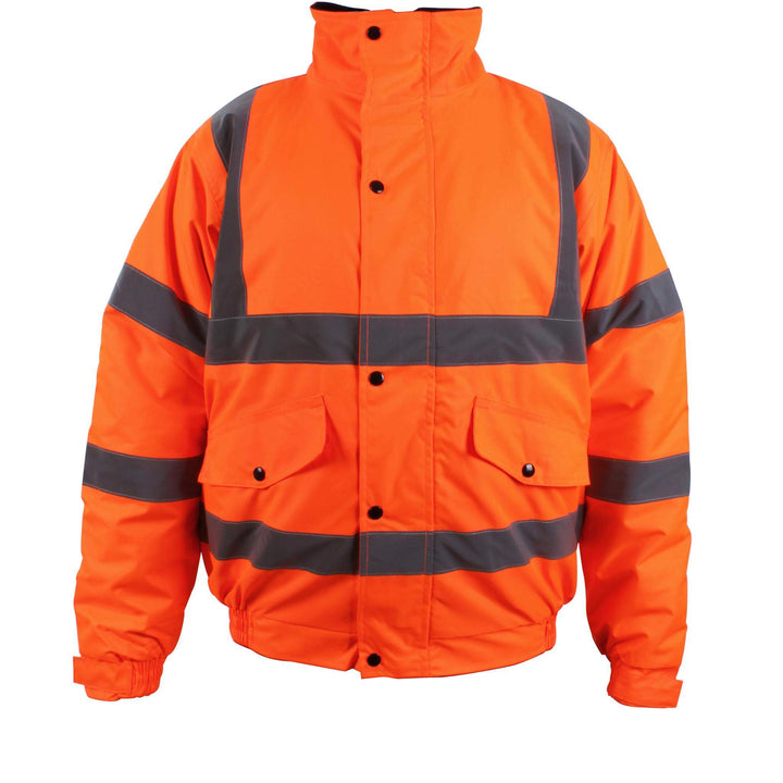 Blackrock Hi-Vis Bomber Jacket Orange Main#colour_orange