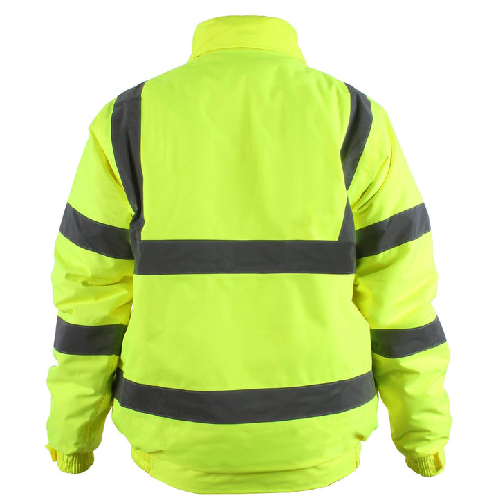 Blackrock Hi-Vis Bomber Jacket Yellow 2#colour_yellow