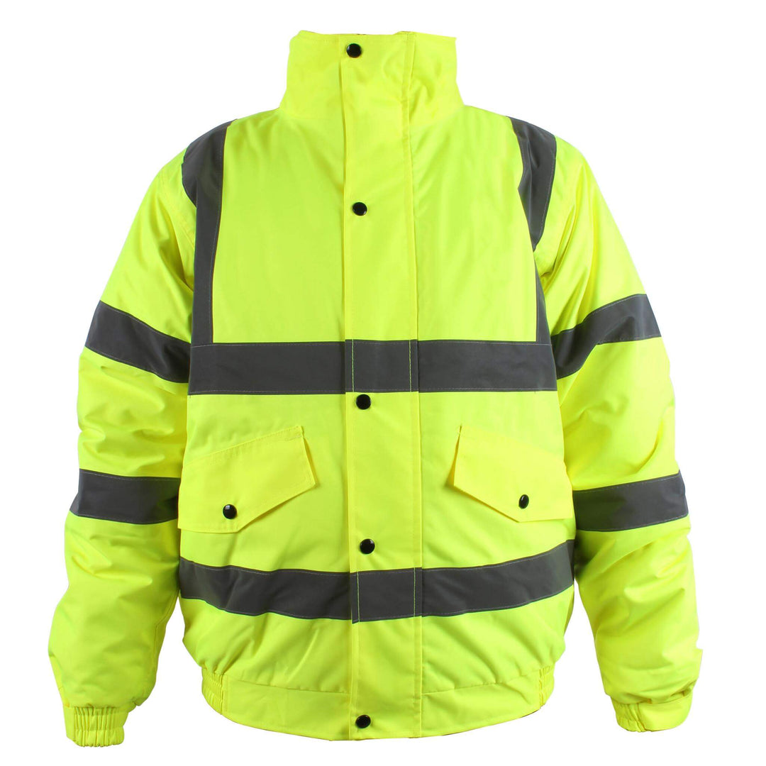 Blackrock Hi-Vis Bomber Jacket Yellow Main#colour_yellow