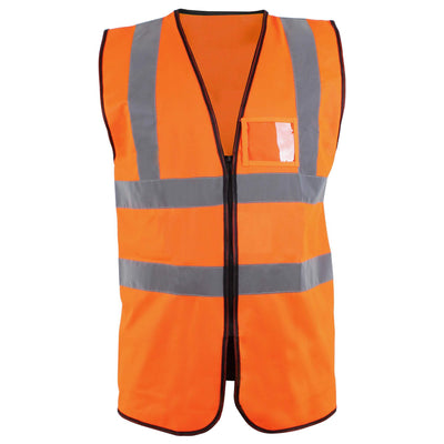 Blackrock Hi-Vis Executive Waistcoat Orange Main#colour_orange