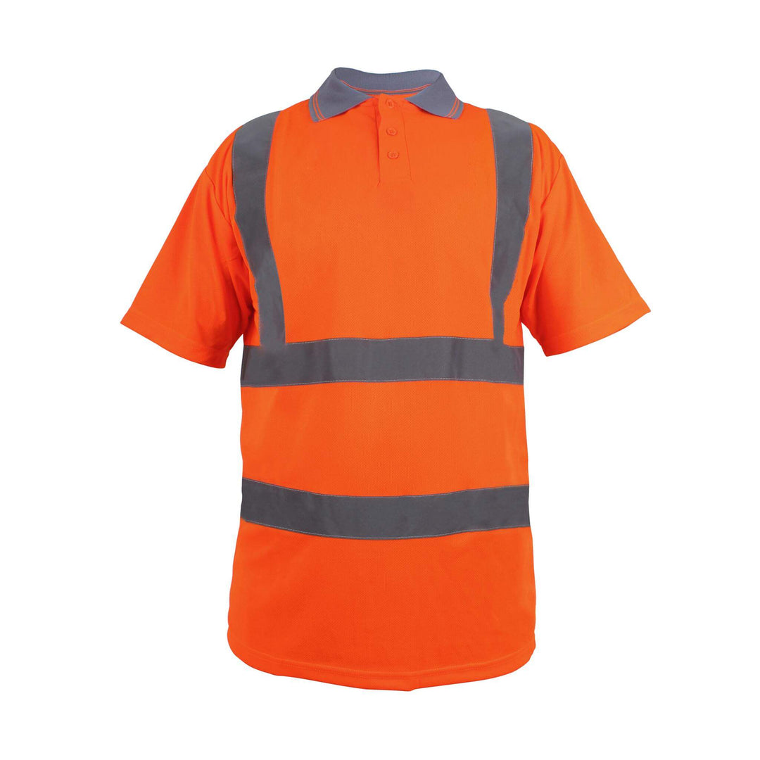 Blackrock Hi-Vis Polo Shirt Orange Main#colour_orange