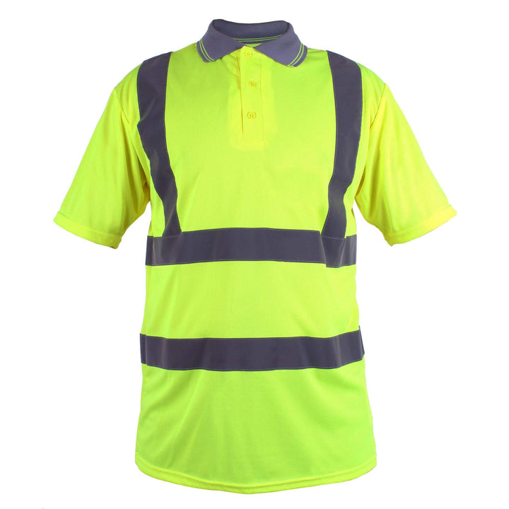 Blackrock Hi-Vis Polo Shirt Yellow Main#colour_yellow