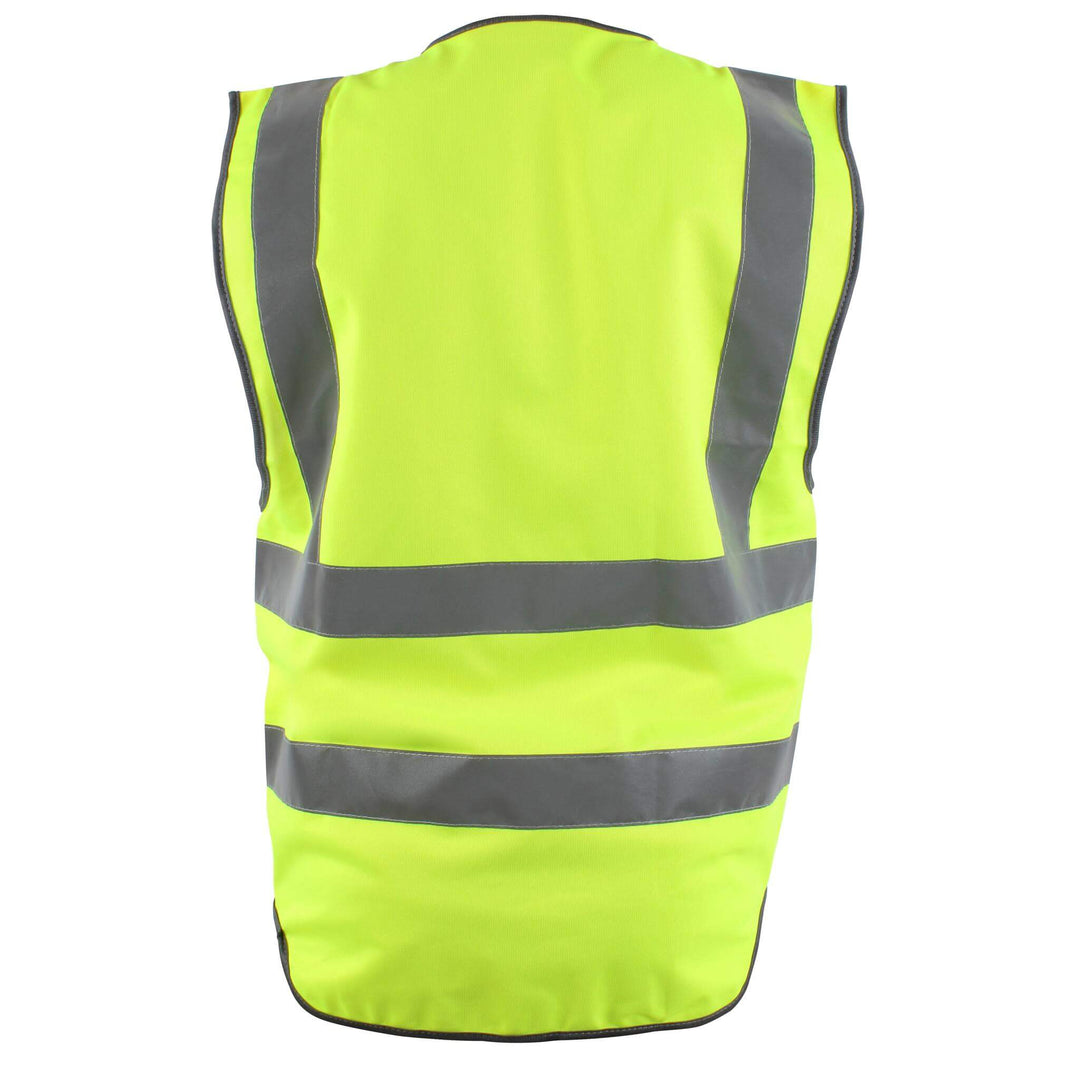 Blackrock Hi-Vis Premium Waistcoat Yellow 2#colour_yellow