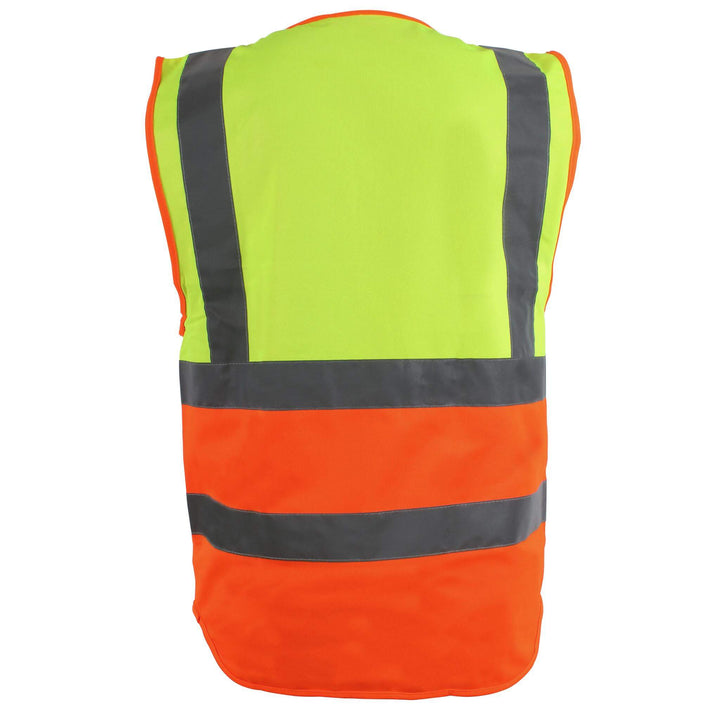 Blackrock Hi-Vis Premium Waistcoat Yellow/Orange 2#colour_yellow-orange