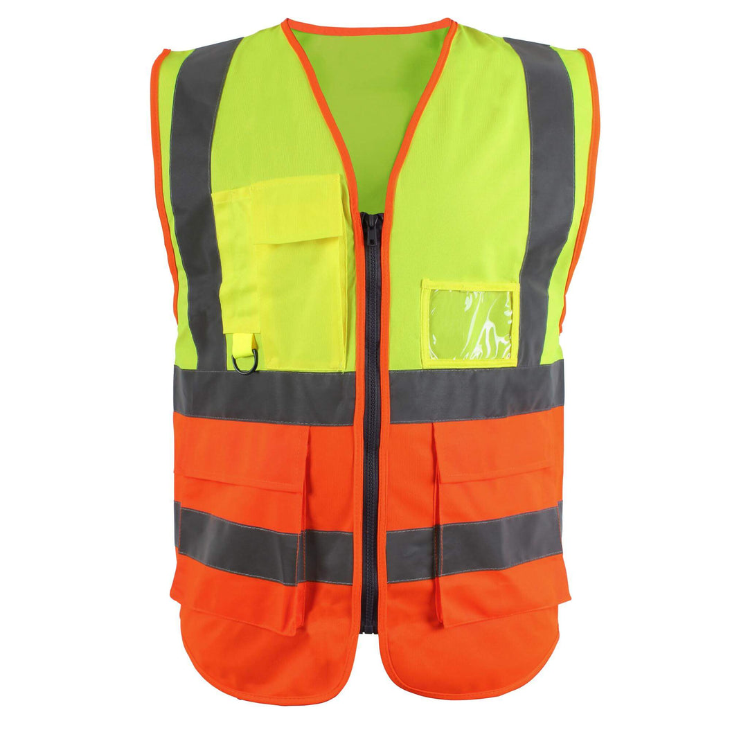 Blackrock Hi-Vis Premium Waistcoat Yellow/Orange Main#colour_yellow-orange