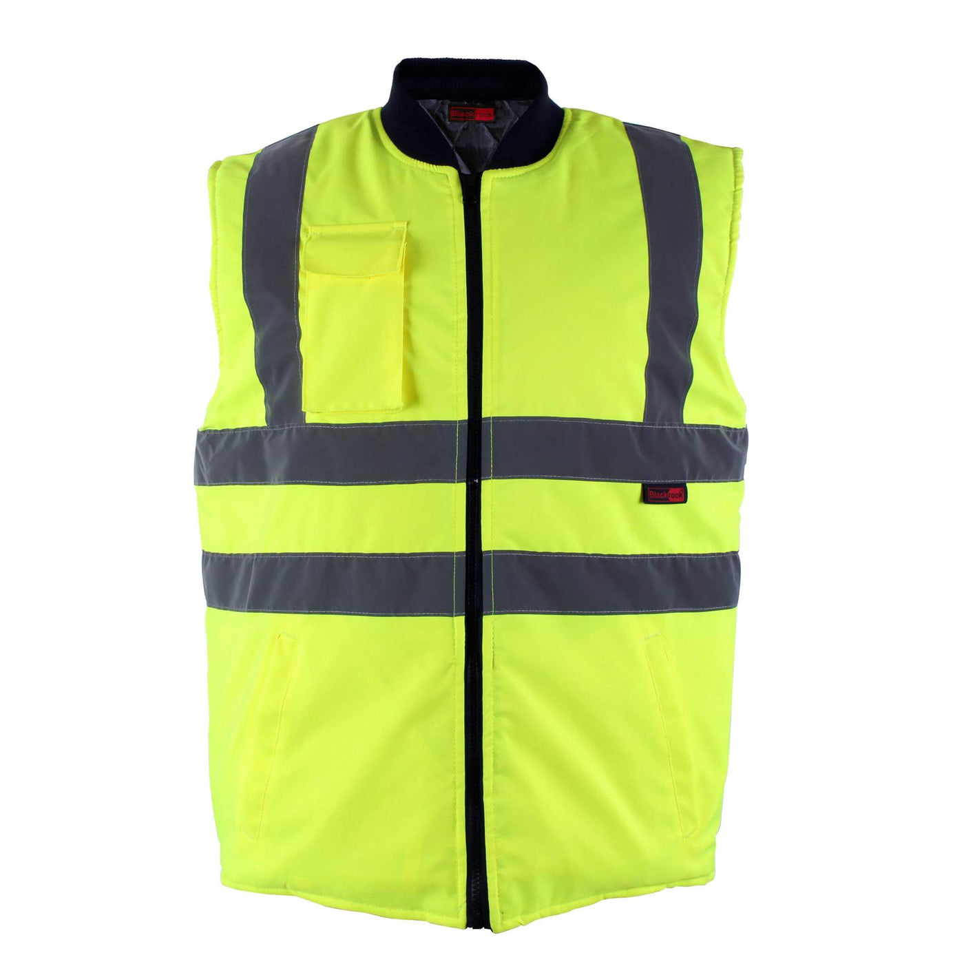 Blackrock Hi-Vis Yellow Bodywarmer Yellow Main#colour_yellow