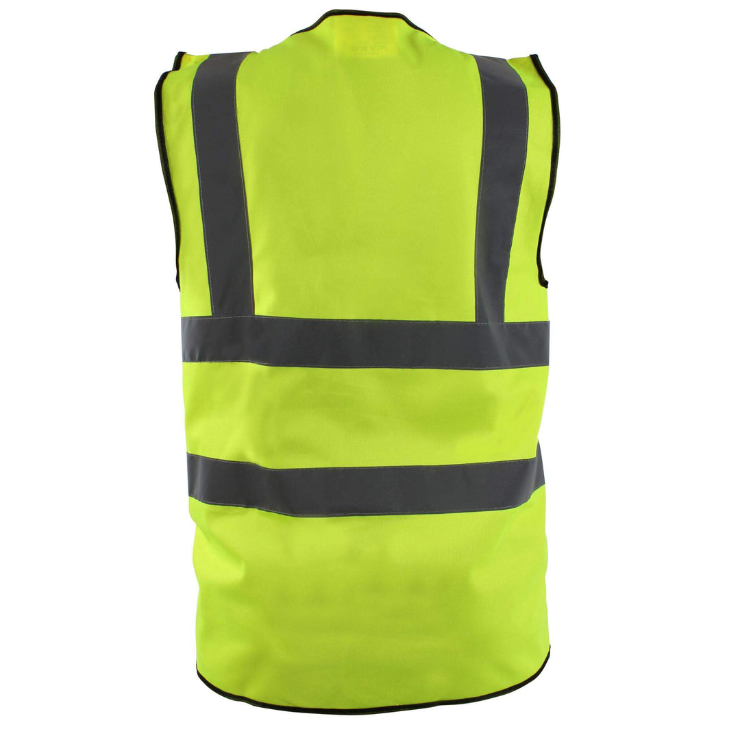 Blackrock Hi-Vis Yellow Children's Waistcoat Yellow 2#colour_yellow