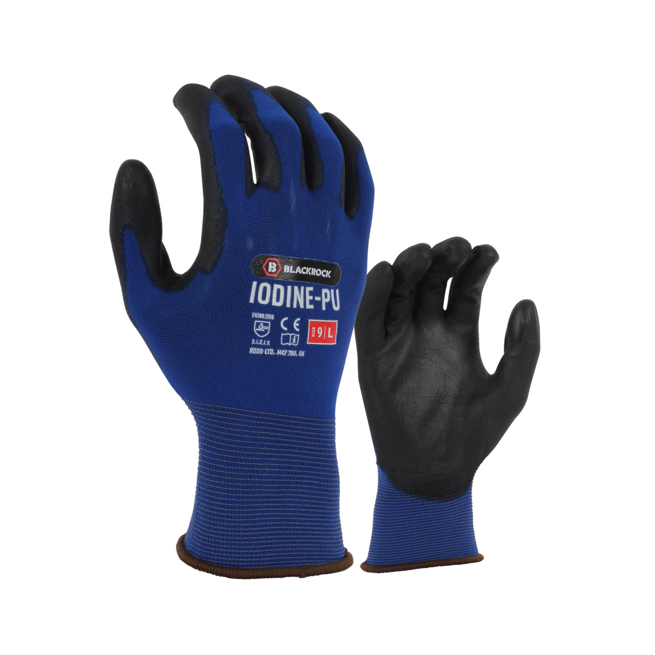 Blackrock Iodine PU Gloves Blue Main#colour_blue