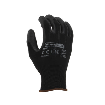 Blackrock Lightweight Breathable Lined Gripper Gloves Black 2#colour_black