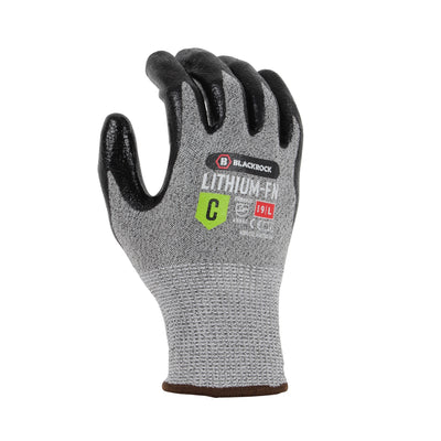 Blackrock Lithium FN Flat Nitrile Gloves Grey 2#colour_grey