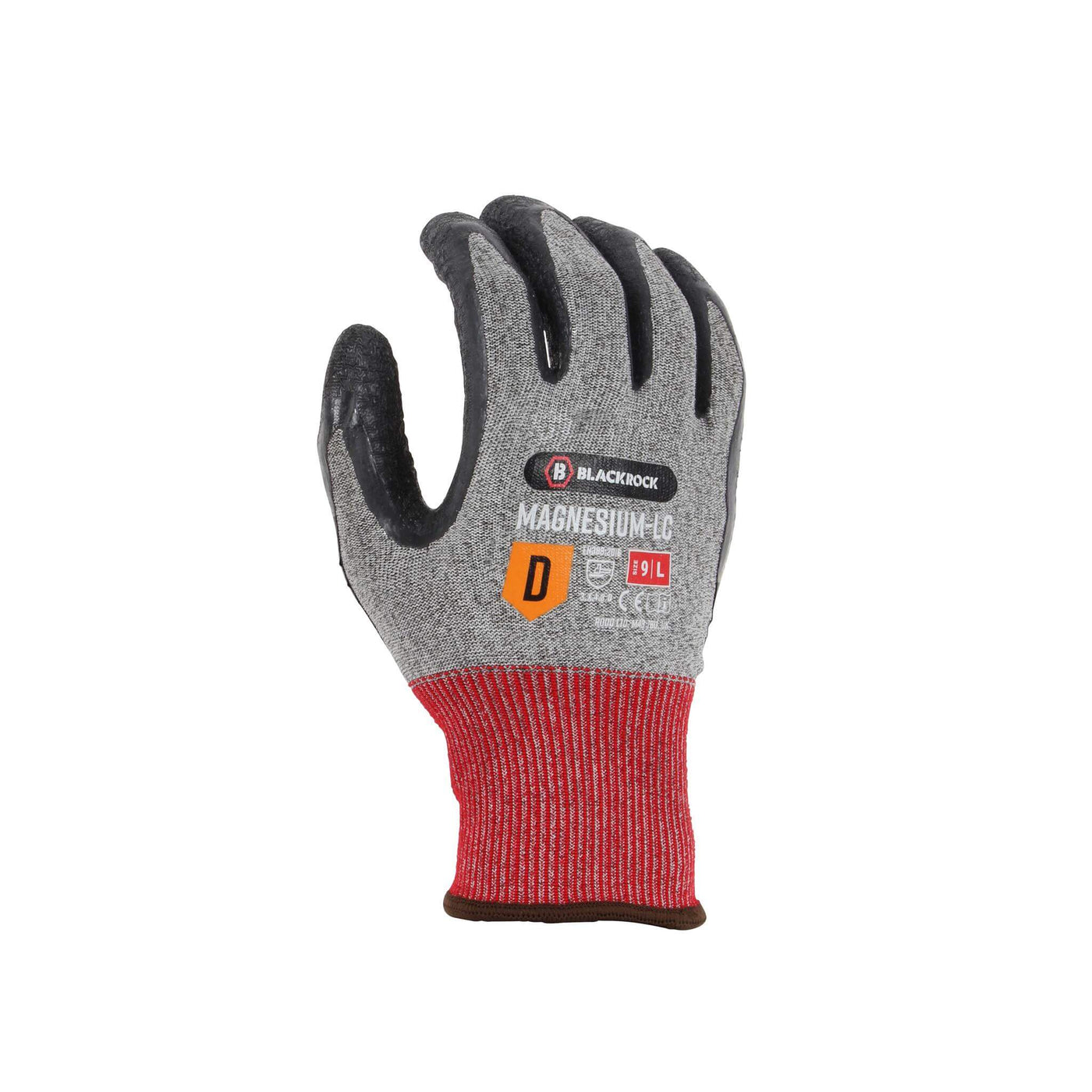 Blackrock Magnesium LC Latex Crinkle Cut Protection Gloves Grey 2#colour_grey