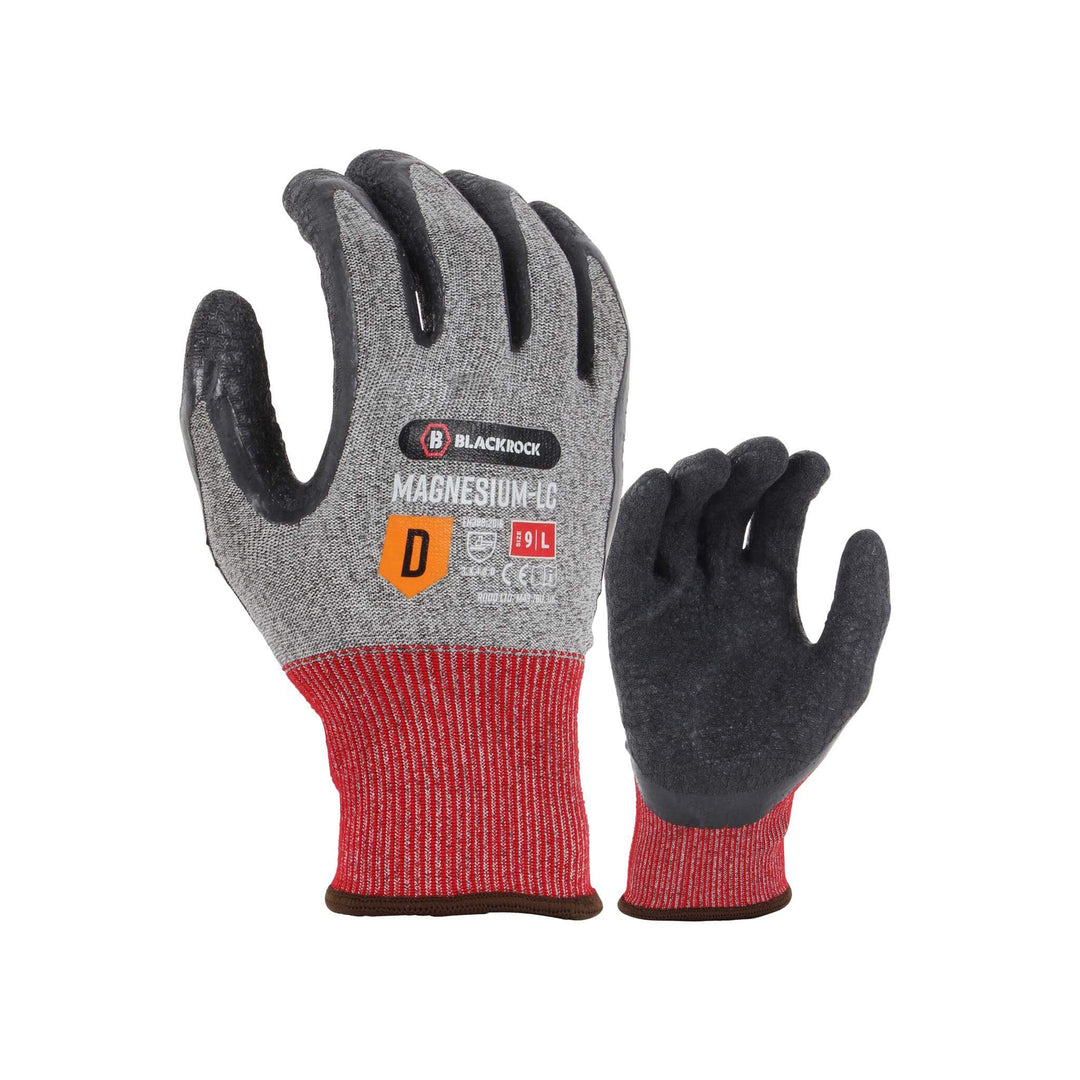 Blackrock Magnesium LC Latex Crinkle Cut Protection Gloves Grey Main#colour_grey