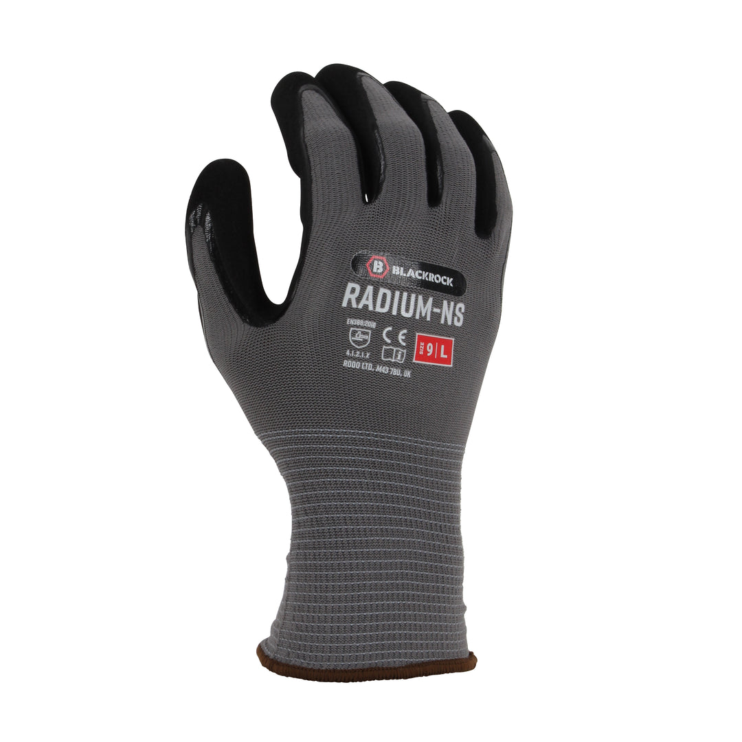 Sandy Radium Shop Blackrock Radium NS Sandy Nitrile Oily Grip Gloves