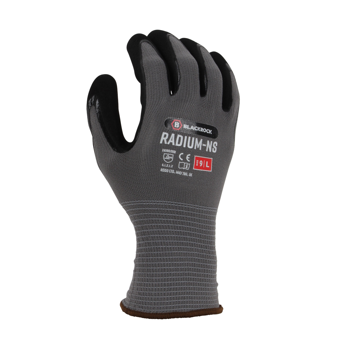 Blackrock Radium NS Sandy Nitrile Oily Grip Gloves Grey 2#colour_grey