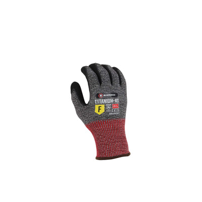 Blackrock Titanium NS Nitrile Sandy Max Cut Protection Gloves Grey 2#colour_grey