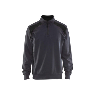 Blaklader 3353 2-Tone Sweatshirt Half-Zip - Mens (33531158) - (Colours 1 of 2)