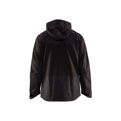 Blaklader 47591846 All Season Jacket Dark Grey/Black Rear #colour_dark-grey-black