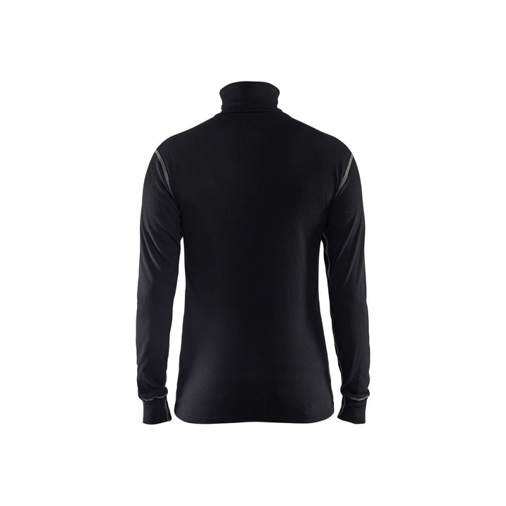 Blaklader 48981725 Baselayer Top Flame-Retardant Black Rear #colour_black