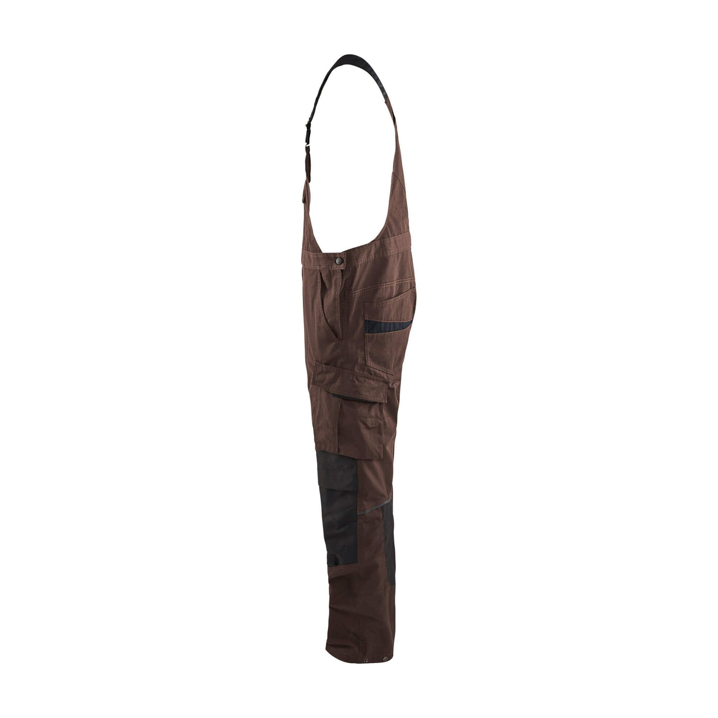 Blaklader 26951330 Bib Overalls Trousers Brown/Black Left #colour_brown-black