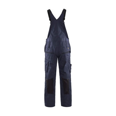 Blaklader 26951330 Bib Overalls Trousers Dark Navy Blue/Black Rear #colour_dark-navy-blue-black