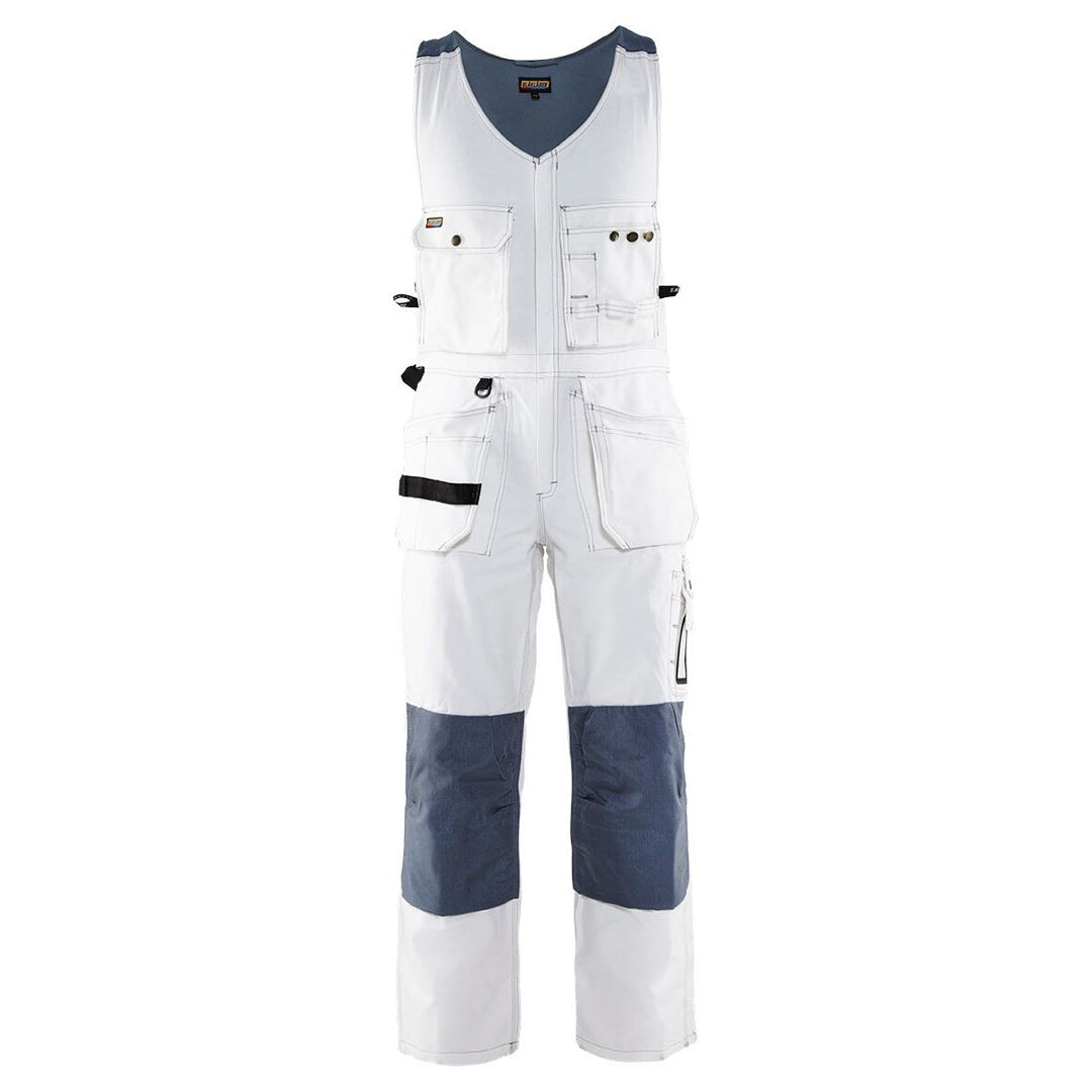 Blaklader 25321210 Bib Overalls White White Main #colour_white