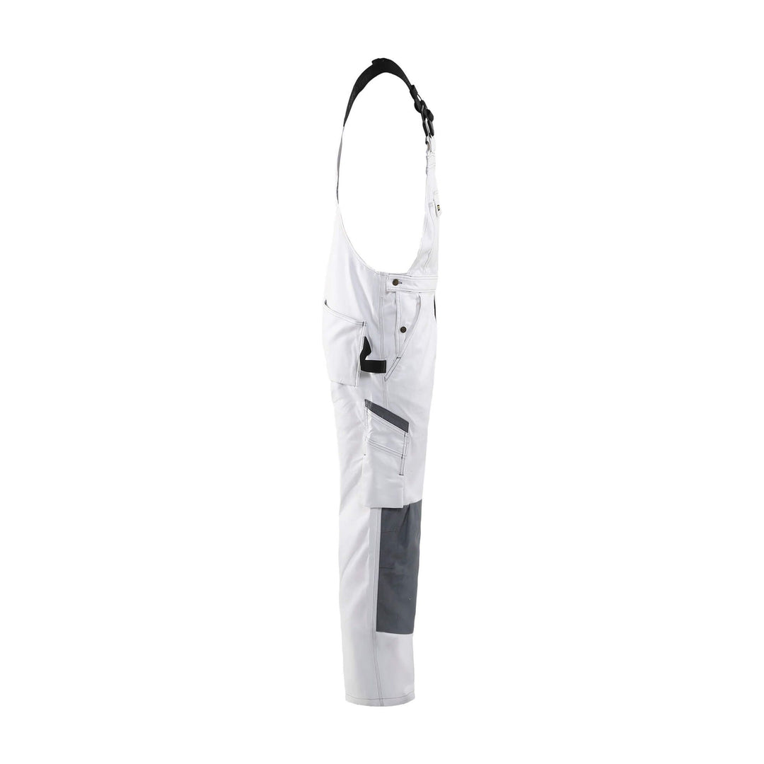 Blaklader 26111210 Bib Overalls White White Right #colour_white