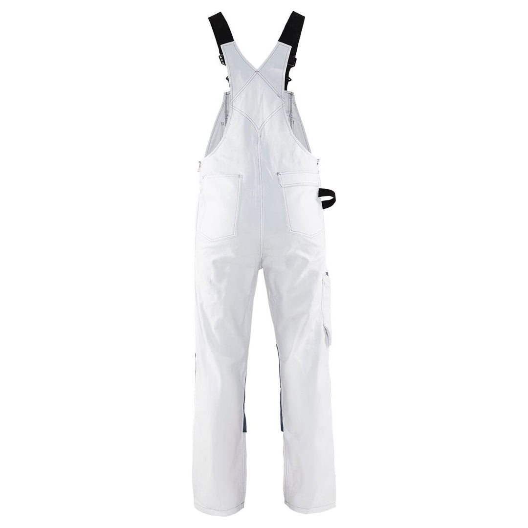 Blaklader 26111210 Bib Overalls White White Rear #colour_white