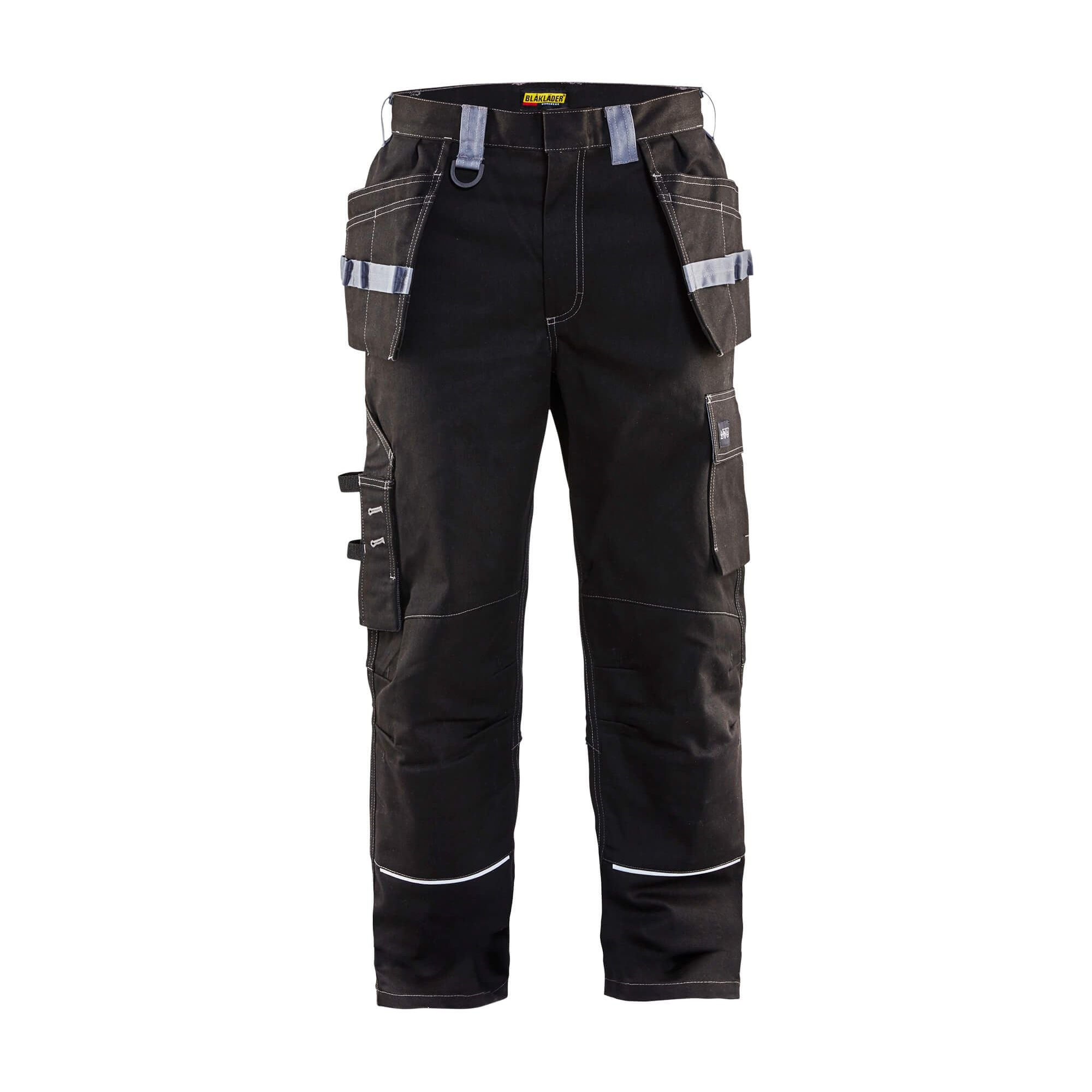 Bisley Flx  Move Trousers wKnee Pockets  BLK  Workwearcouk